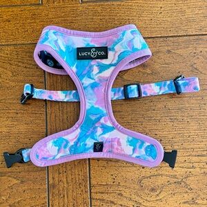 Lucy & Co Reversible Dog Harness (Brand New) - Tie Die & Gems/Diamonds- Medium